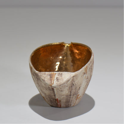 沼野秀章 / 刻む音 片口酒器（金） / nh_01