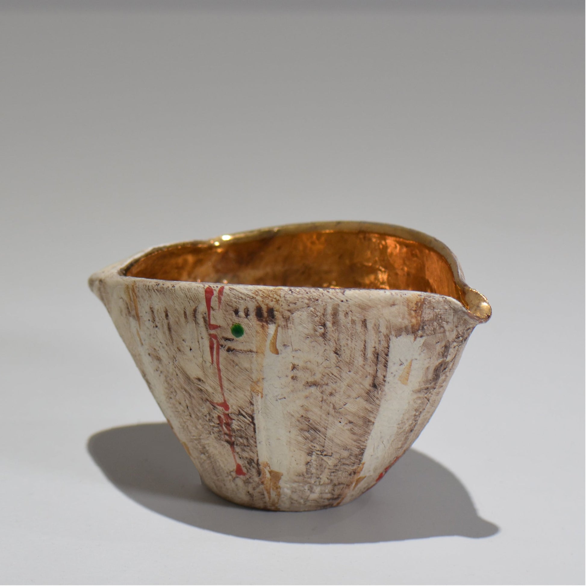 沼野秀章 / 刻む音 片口酒器（金） / nh_01