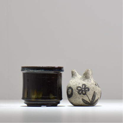 ヒノモトナツミ / 縁-ふち- / hn02_fc01_s / 約φ9.2cm / 植木鉢