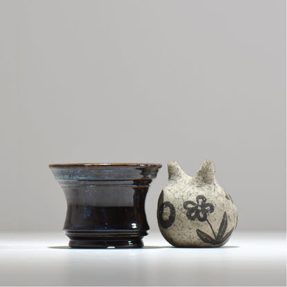 ヒノモトナツミ / 縁-ふち- / hn04_fc03_s / 約φ10.7cm / 植木鉢