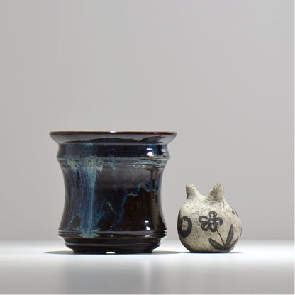 ヒノモトナツミ / 縁-ふち- / hn02_fc22_m / 約φ15cm / 植木鉢