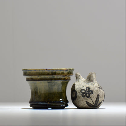 ヒノモトナツミ / 鈍-にび- / hn02_nb03_s / 約φ11.7cm / 植木鉢