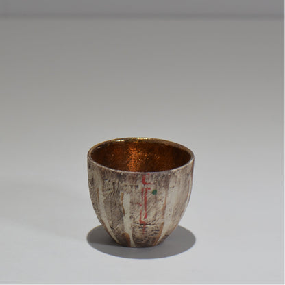 沼野秀章 / 刻む音 酒杯（金） / nh_04