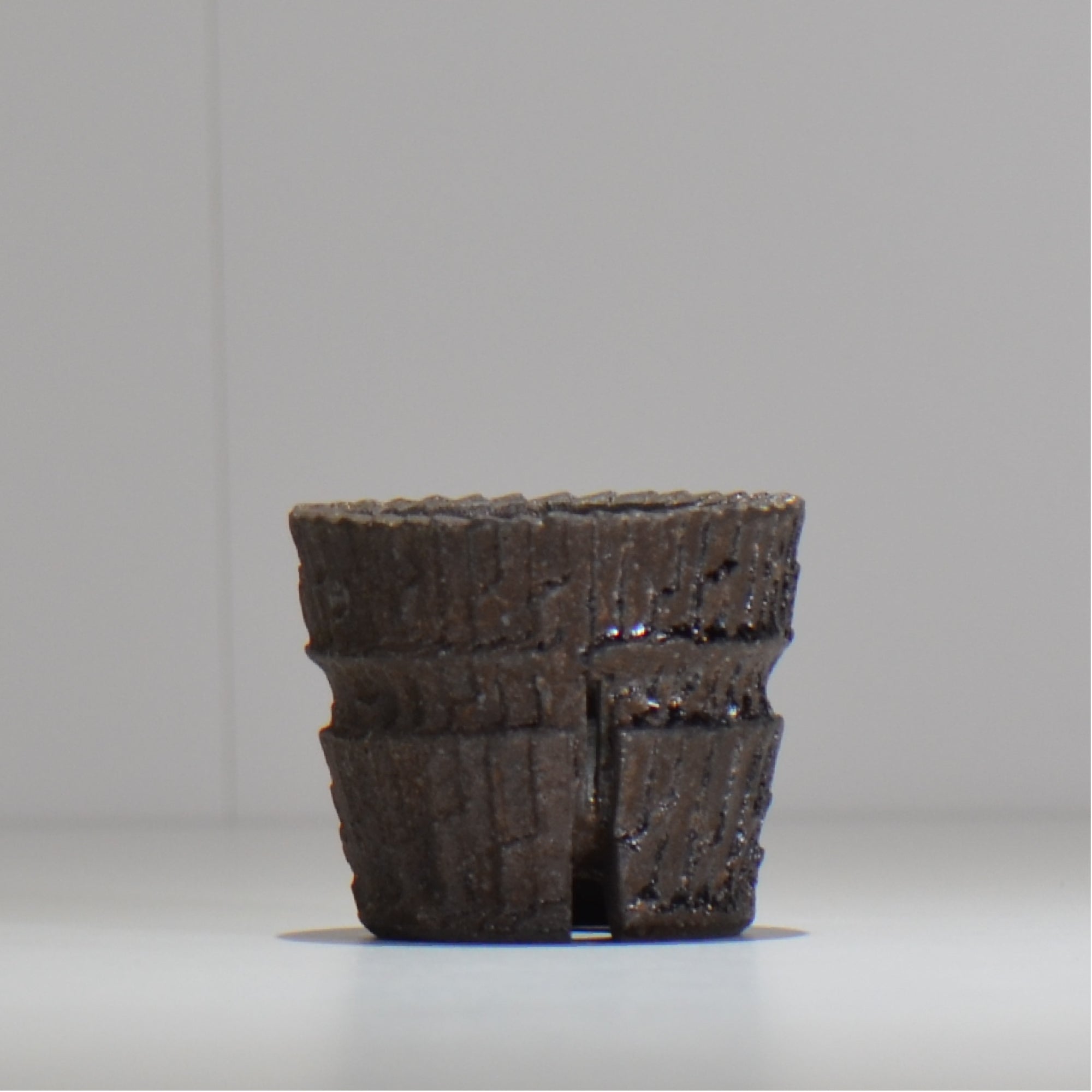 陶器鉢　沼野秀章　植木鉢　笠間焼 沼野秀章 作品【 black wrap 5.5号 】笠間焼 植木鉢 14 | 陶賊 -TOU