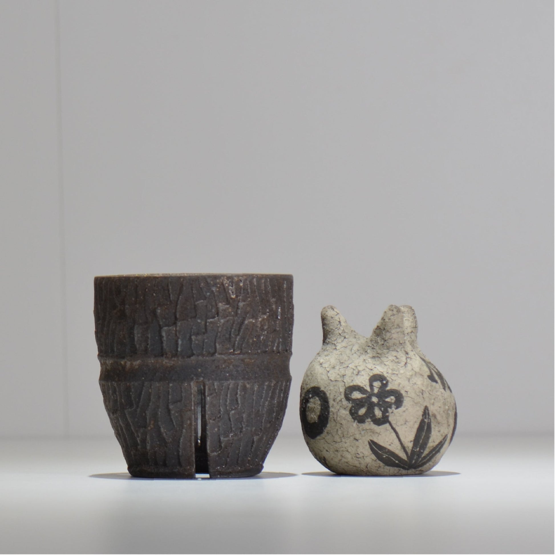 沼野秀章 / S / nh2_bw03_s/ 約 φ9.3cm / 植木鉢