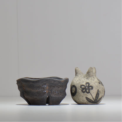 沼野秀章 / S / nh2_bw06_s / 約 φ11cm / 植木鉢