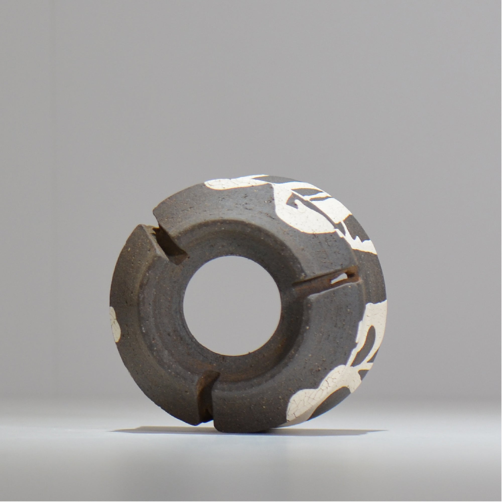 沼野 秀章 / 黒二白 / S / nh2_bwh06_s / 約φ10.3cm / 植木鉢