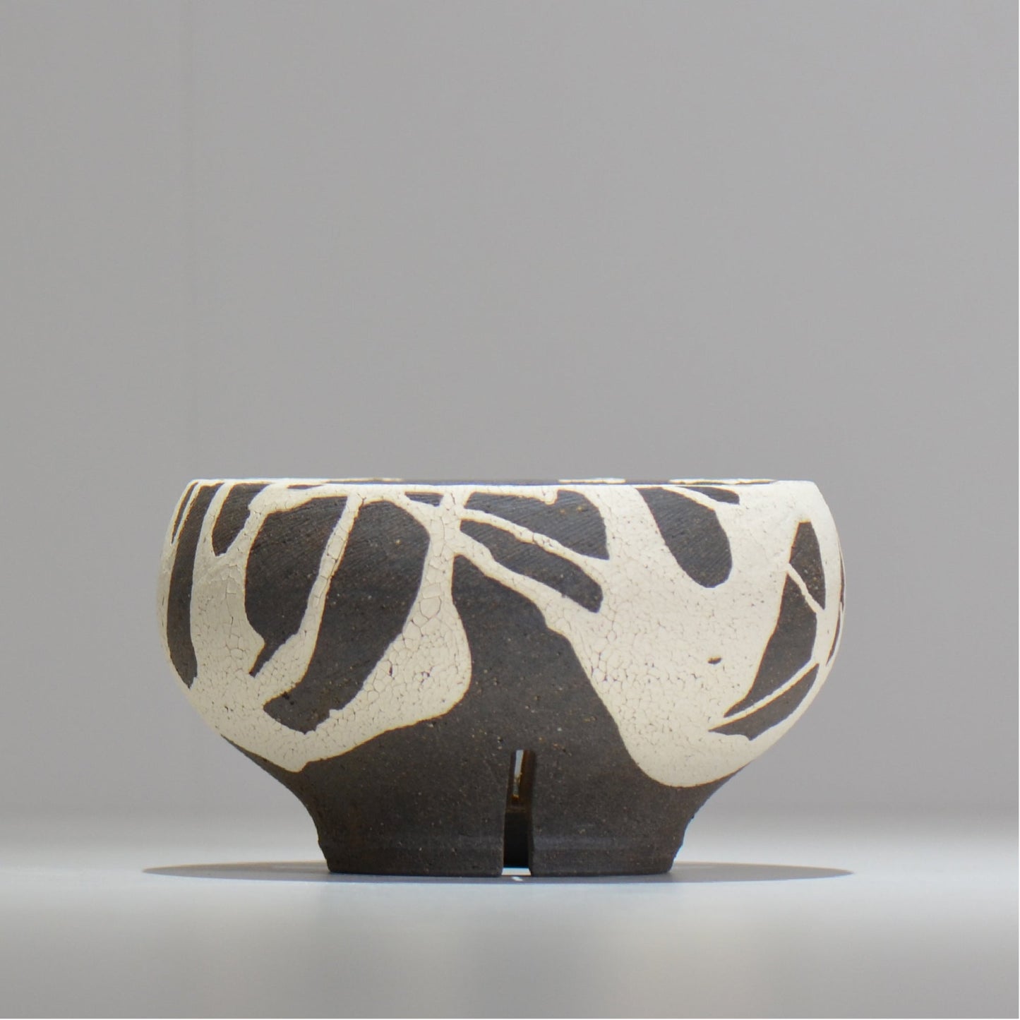 沼野 秀章 / 黒二白 / M / nh2_bwh15_m/ 約φ14cm / 植木鉢