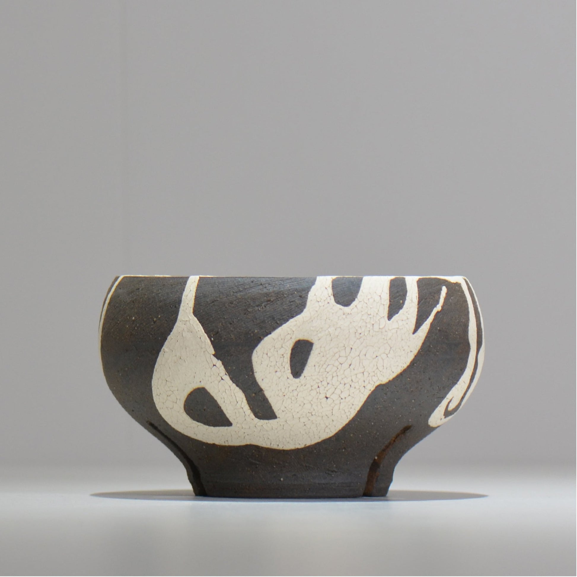 沼野 秀章 / 黒二白 / M / nh2_bwh15_m/ 約φ14cm / 植木鉢