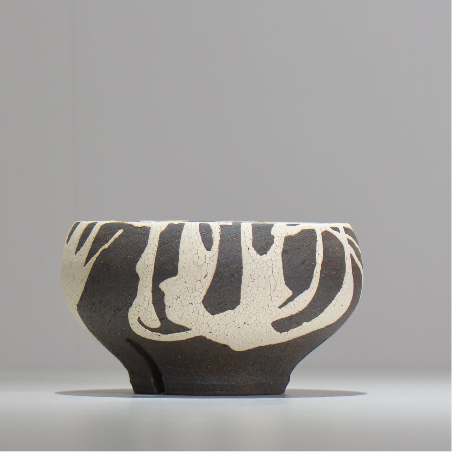 沼野 秀章 / 黒二白 / M / nh2_bwh15_m/ 約φ14cm / 植木鉢
