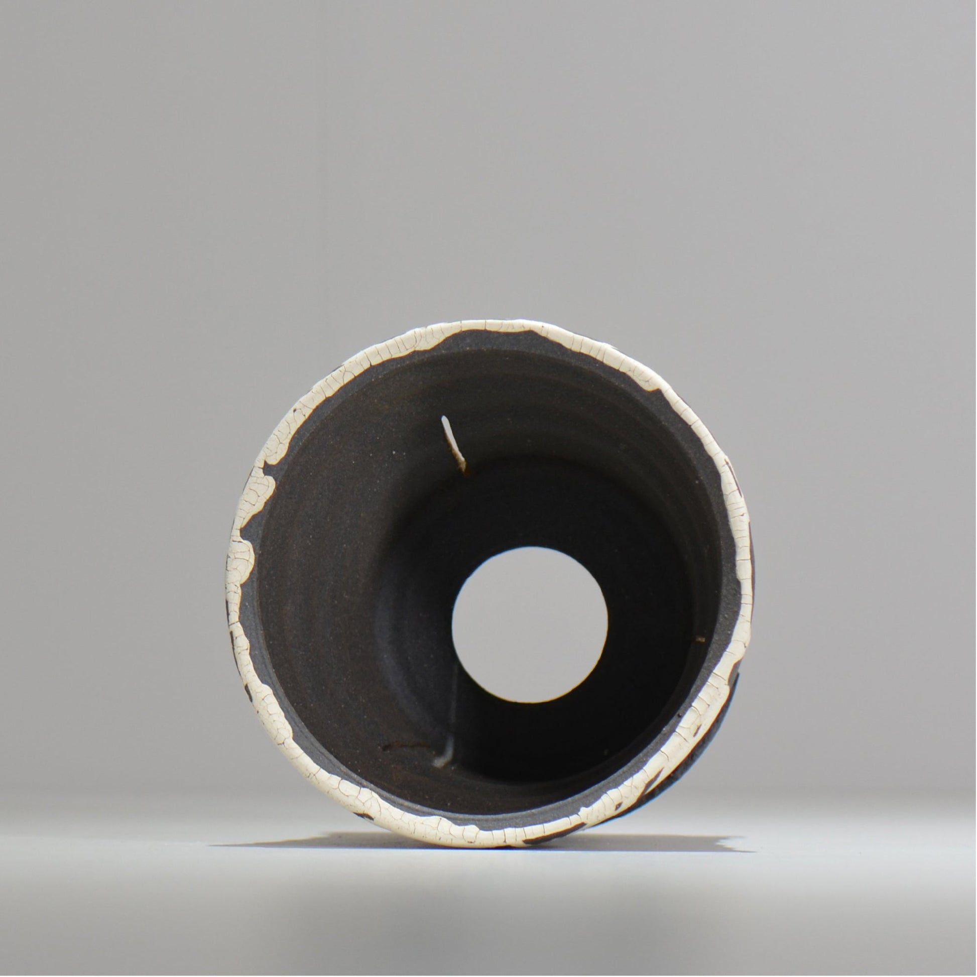 沼野 秀章 / 黒二白 / M / nh2_bwh18_m/ 約φ13.5cm / 植木鉢