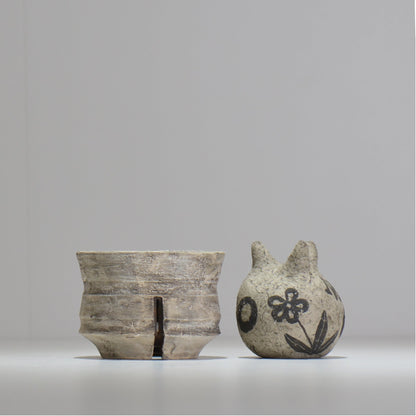 沼野 秀章 / 研ぎ出し / S / nh2_td01_s / 約φ10cm / 植木鉢