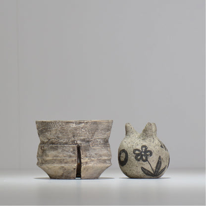 沼野 秀章 / 研ぎ出し / S / nh2_td02_s / 約φ11.3cm / 植木鉢