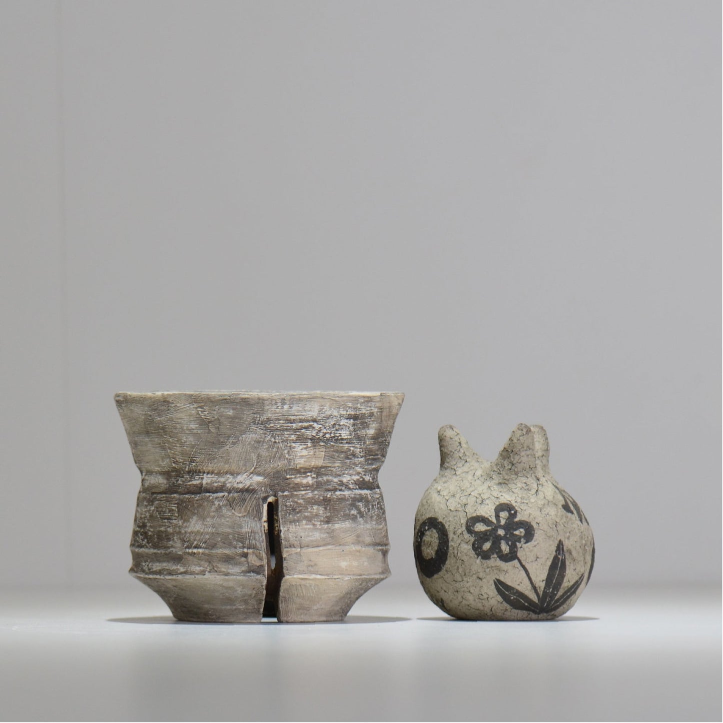 沼野 秀章 / 研ぎ出し / S / nh2_td04_s / 約φ12cm / 植木鉢