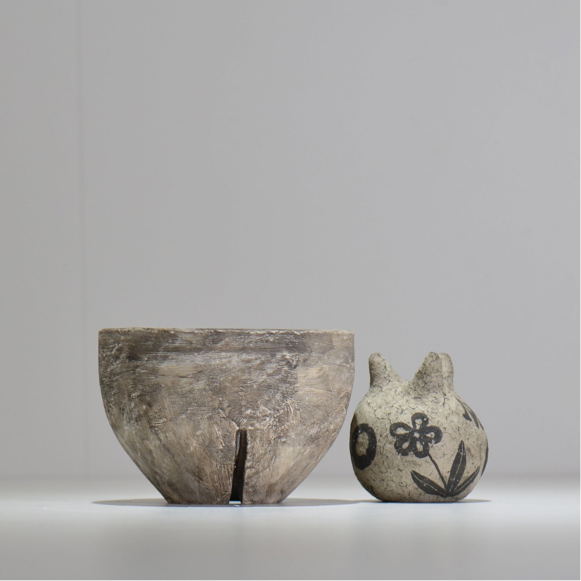 沼野 秀章 / 研ぎ出し / M / nh2_td06_m / 約φ13.7cm / 植木鉢