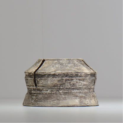 沼野 秀章 / 研ぎ出し / M / nh2_td07_m / 約φ13.2cm / 植木鉢