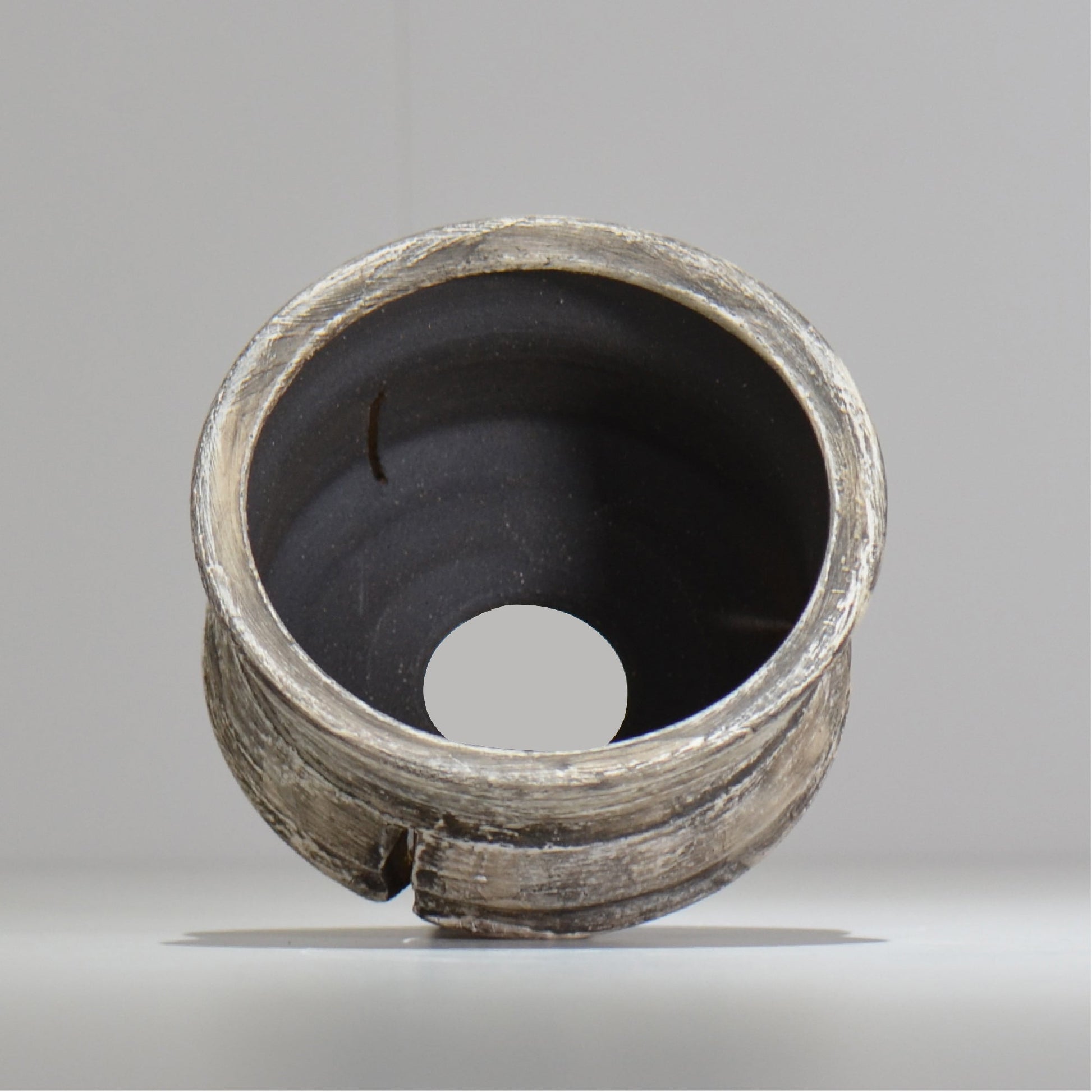 沼野 秀章 / 研ぎ出し / M / nh2_td07_m / 約φ13.2cm / 植木鉢