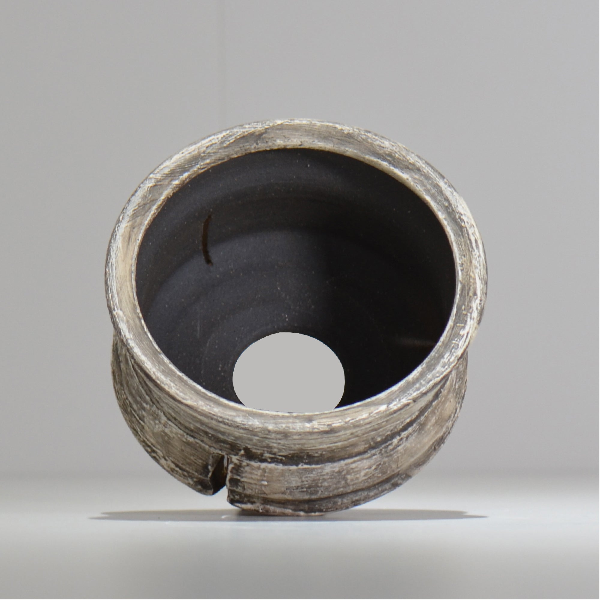 沼野 秀章 / 研ぎ出し / M / nh2_td07_m / 約φ13.2cm / 植木鉢