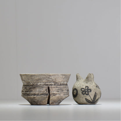 沼野 秀章 / 研ぎ出し / M / nh2_td07_m / 約φ13.2cm / 植木鉢