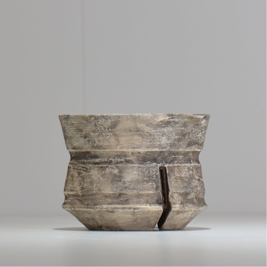 沼野 秀章 / 研ぎ出し / S / nh2_td08_s / 約φ12cm / 植木鉢