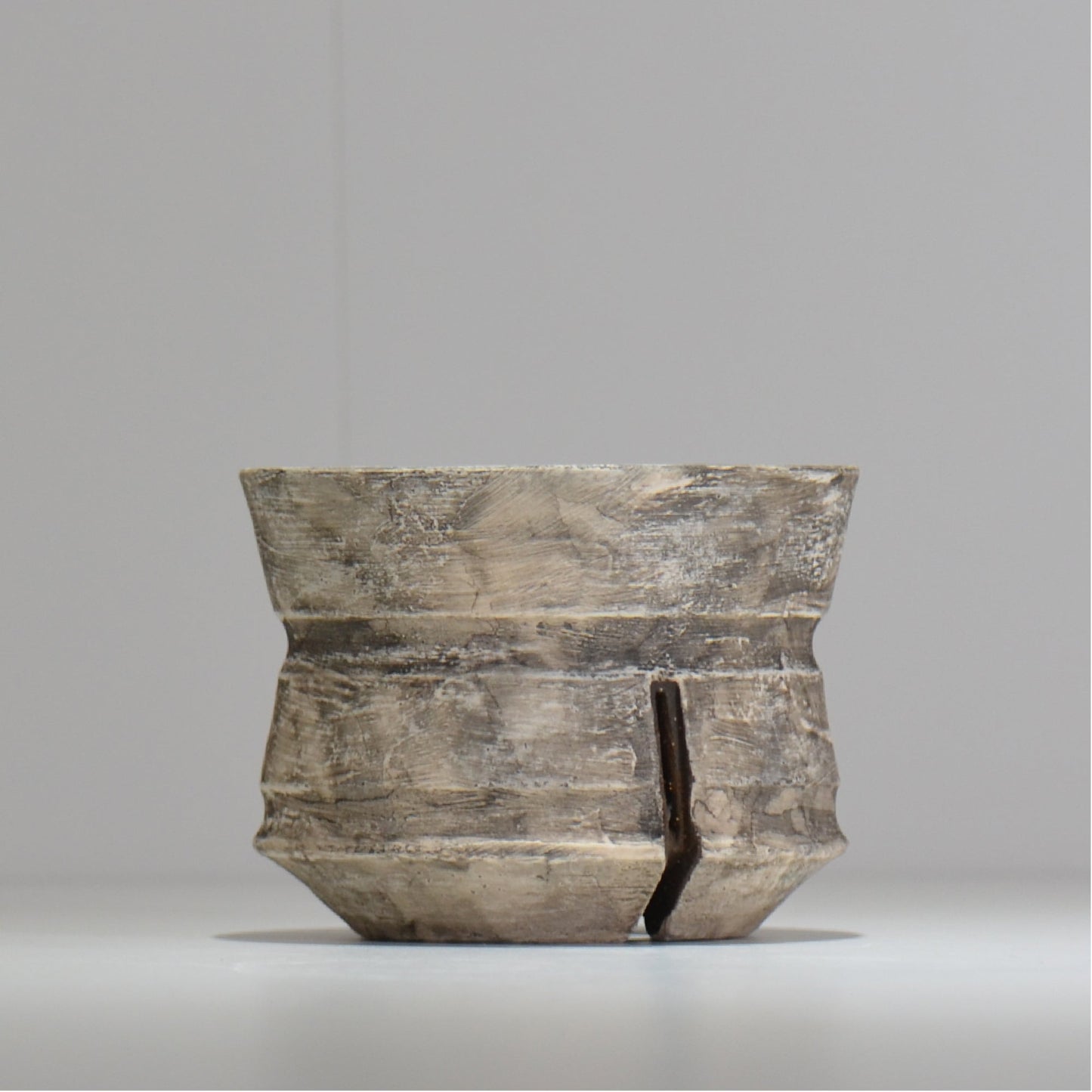 沼野 秀章 / 研ぎ出し / S / nh2_td08_s / 約φ12cm / 植木鉢