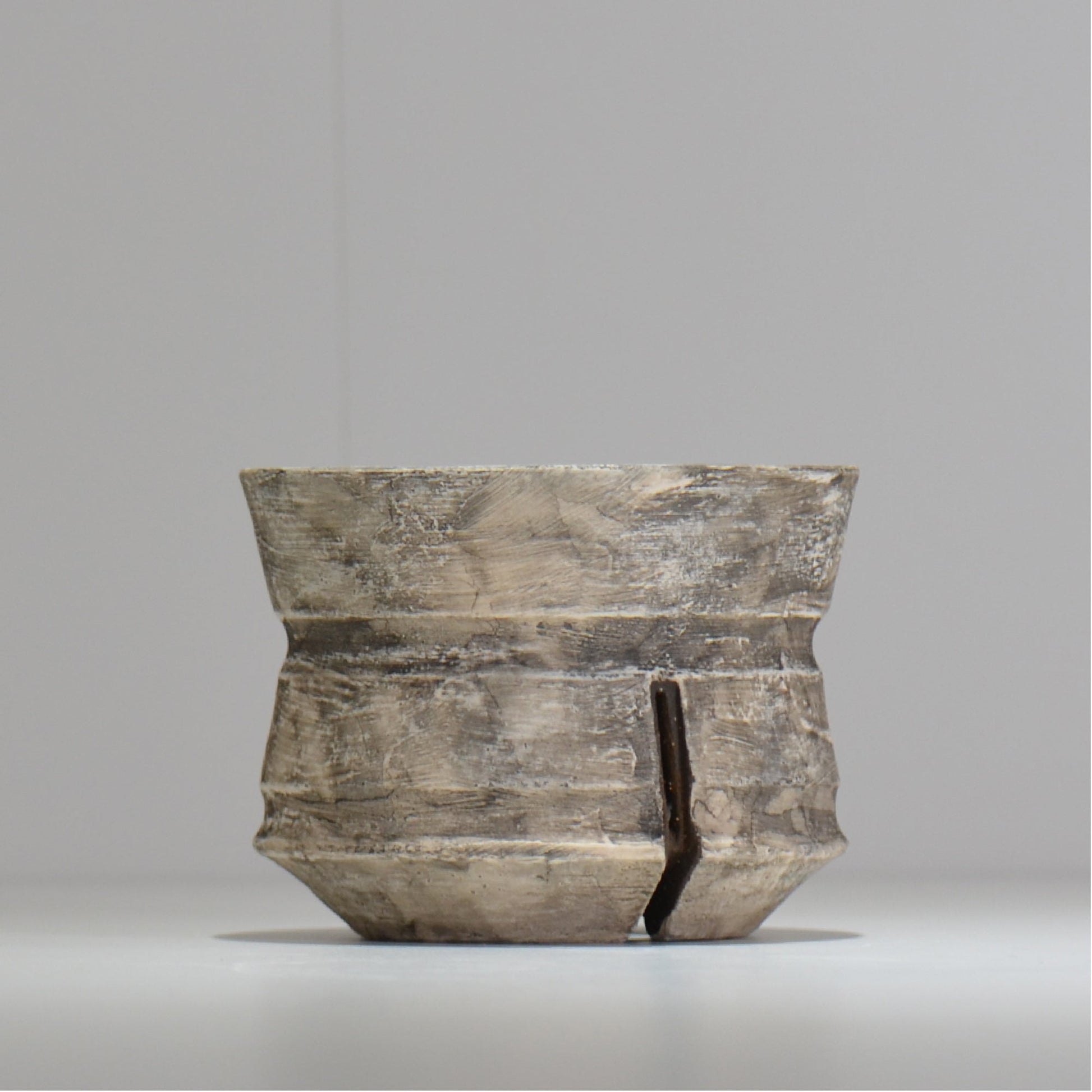 沼野 秀章 / 研ぎ出し / S / nh2_td08_s / 約φ12cm / 植木鉢