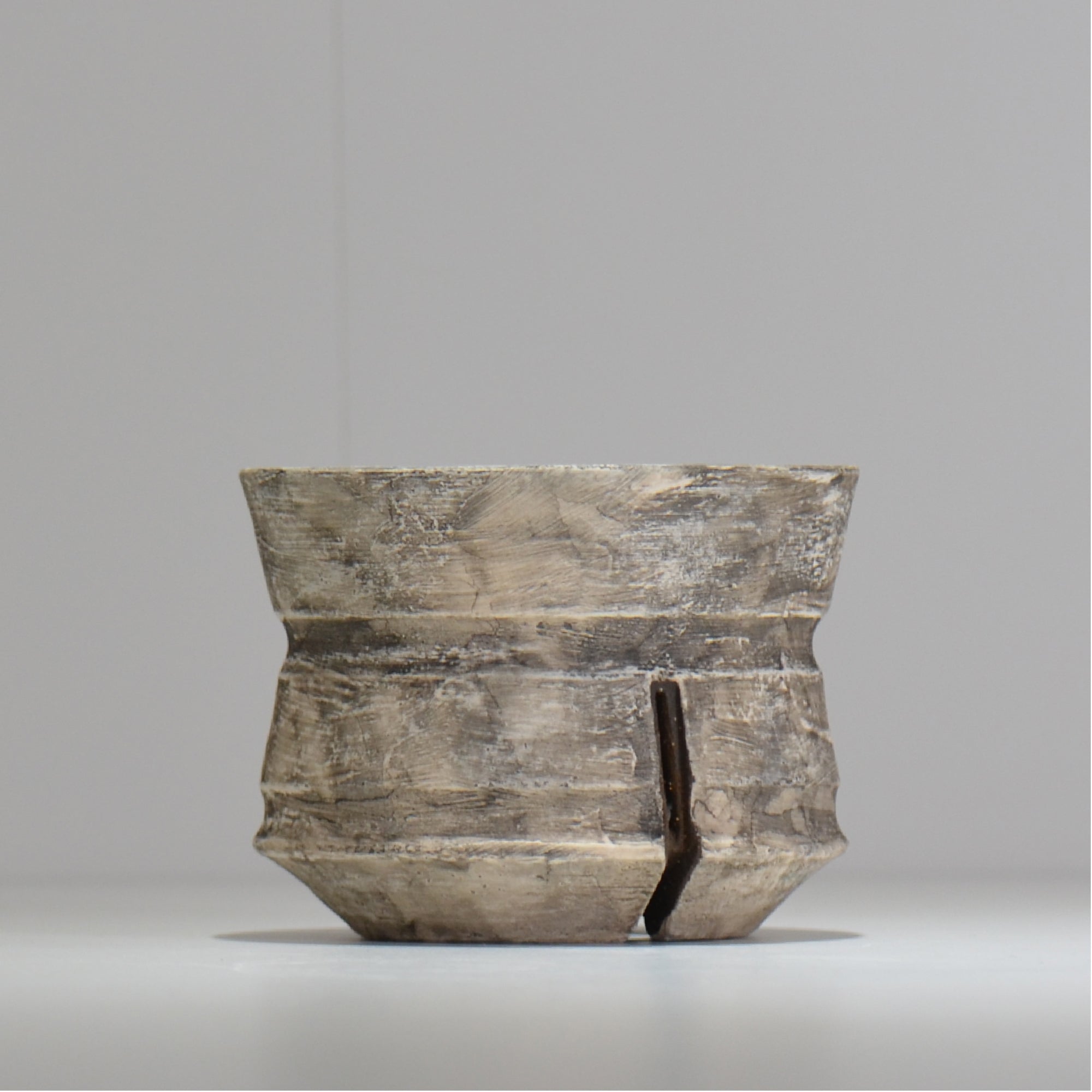 沼野 秀章 / 研ぎ出し / S / nh2_td08_s / 約φ12cm / 植木鉢