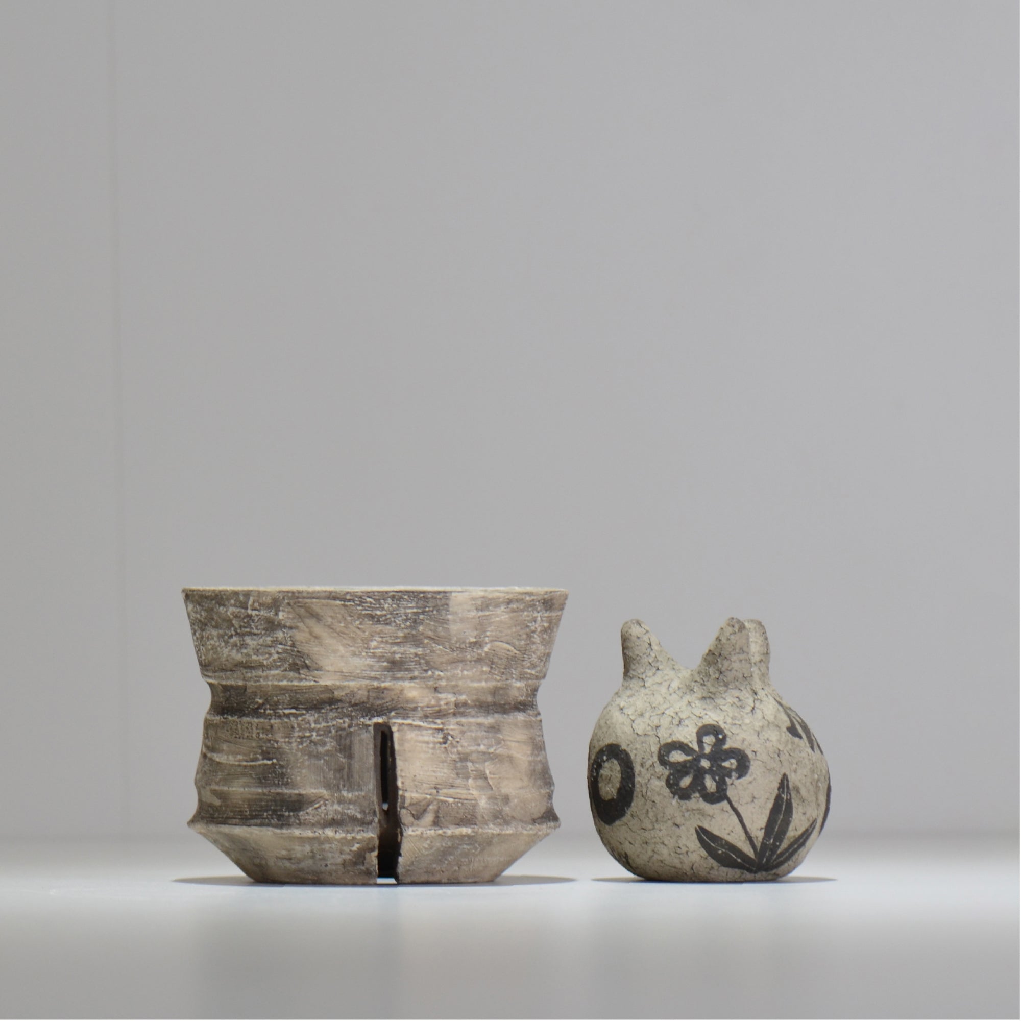沼野 秀章 / 研ぎ出し / S / nh2_td08_s / 約φ12cm / 植木鉢