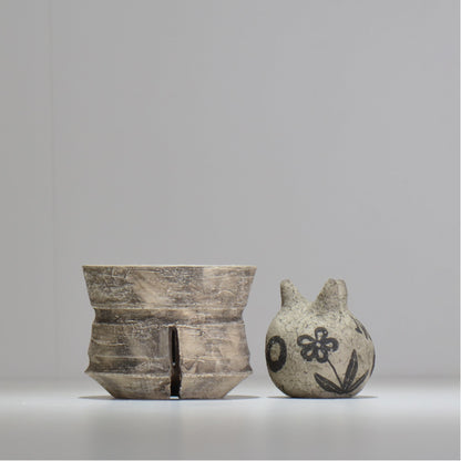 沼野 秀章 / 研ぎ出し / S / nh2_td08_s / 約φ12cm / 植木鉢