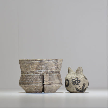 沼野 秀章 / 研ぎ出し / M / nh2_td10_m / 約φ13.7cm / 植木鉢