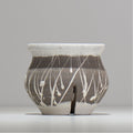 沼野 秀章 / 黒二白 /  nh3_bwh06_s / 約φ12cm / 植木鉢
