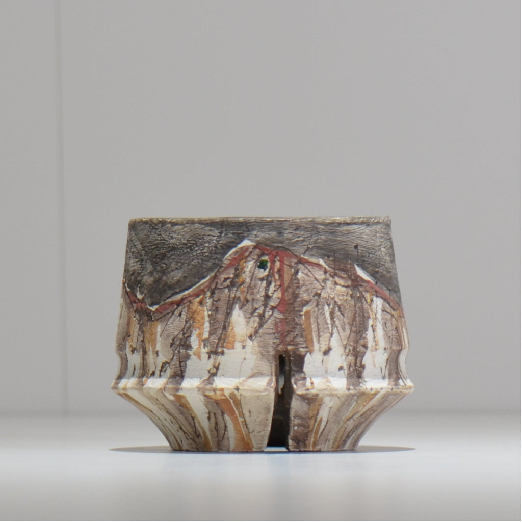 沼野 秀章 / 刻む音 /  nh3_so02_xs/ 約φ8.5cm / 植木鉢