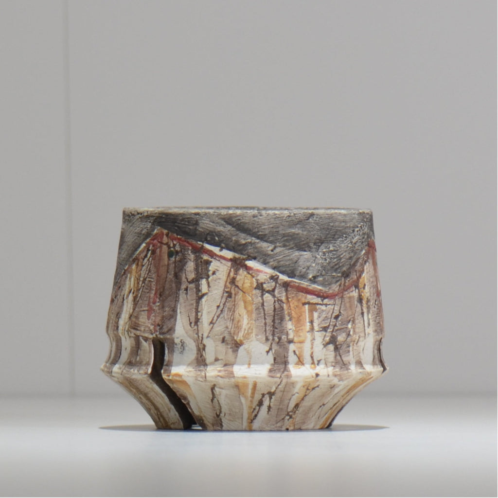 沼野 秀章 / 刻む音 /  nh3_so02_xs/ 約φ8.5cm / 植木鉢