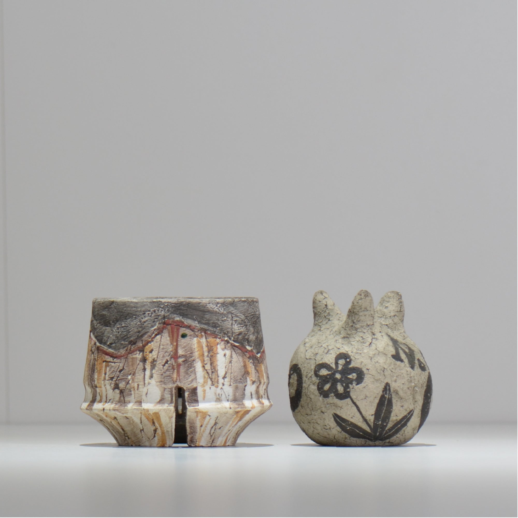 沼野 秀章 / 刻む音 /  nh3_so02_xs/ 約φ8.5cm / 植木鉢