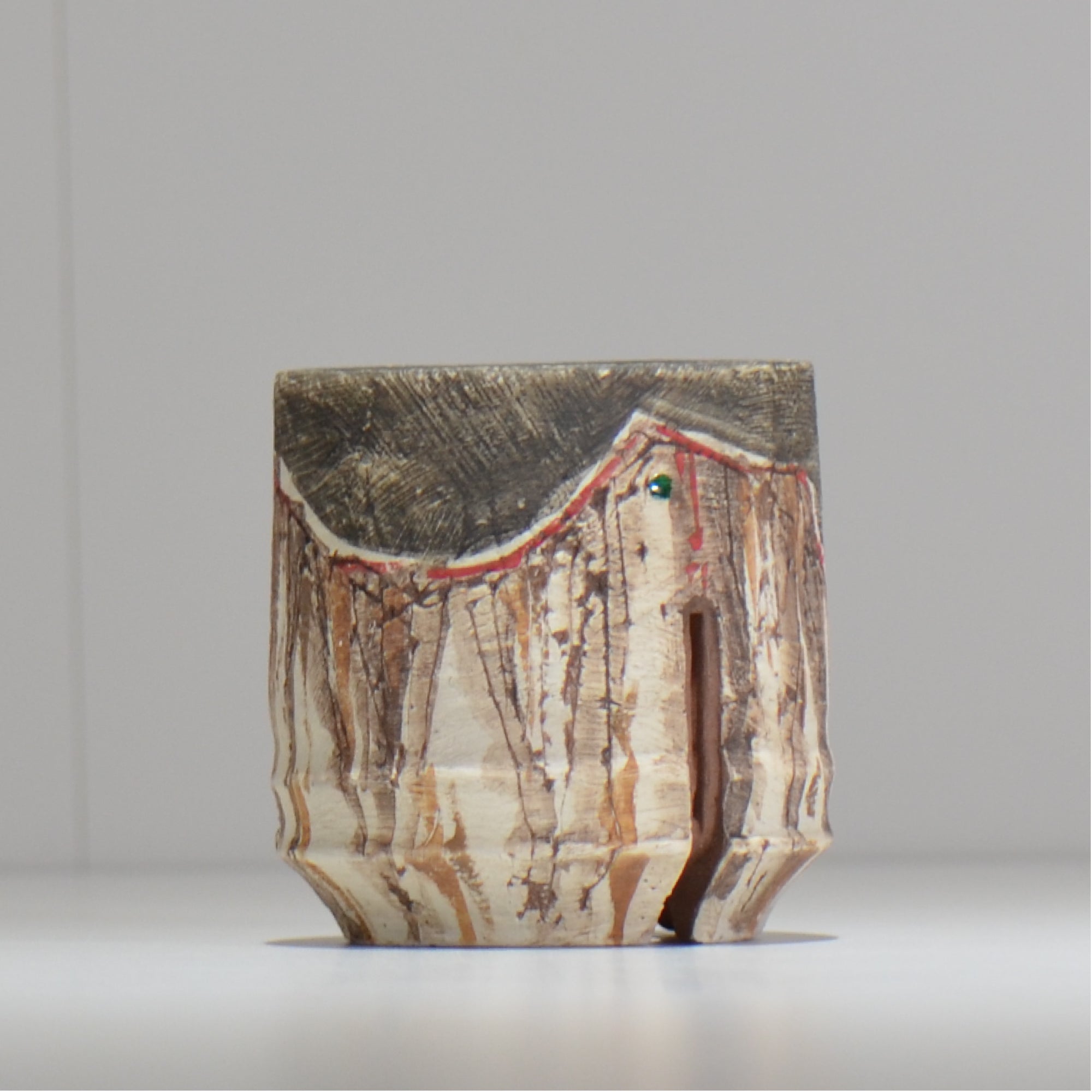 沼野 秀章 / 刻む音 / nh3_so03_xs/ 約φ8cm / 植木鉢