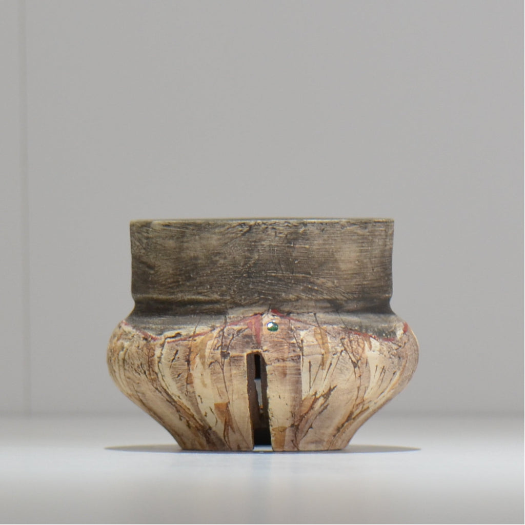 沼野 秀章 / 刻む音 /  nh3_so06_xs/ 約φ8.7cm / 植木鉢