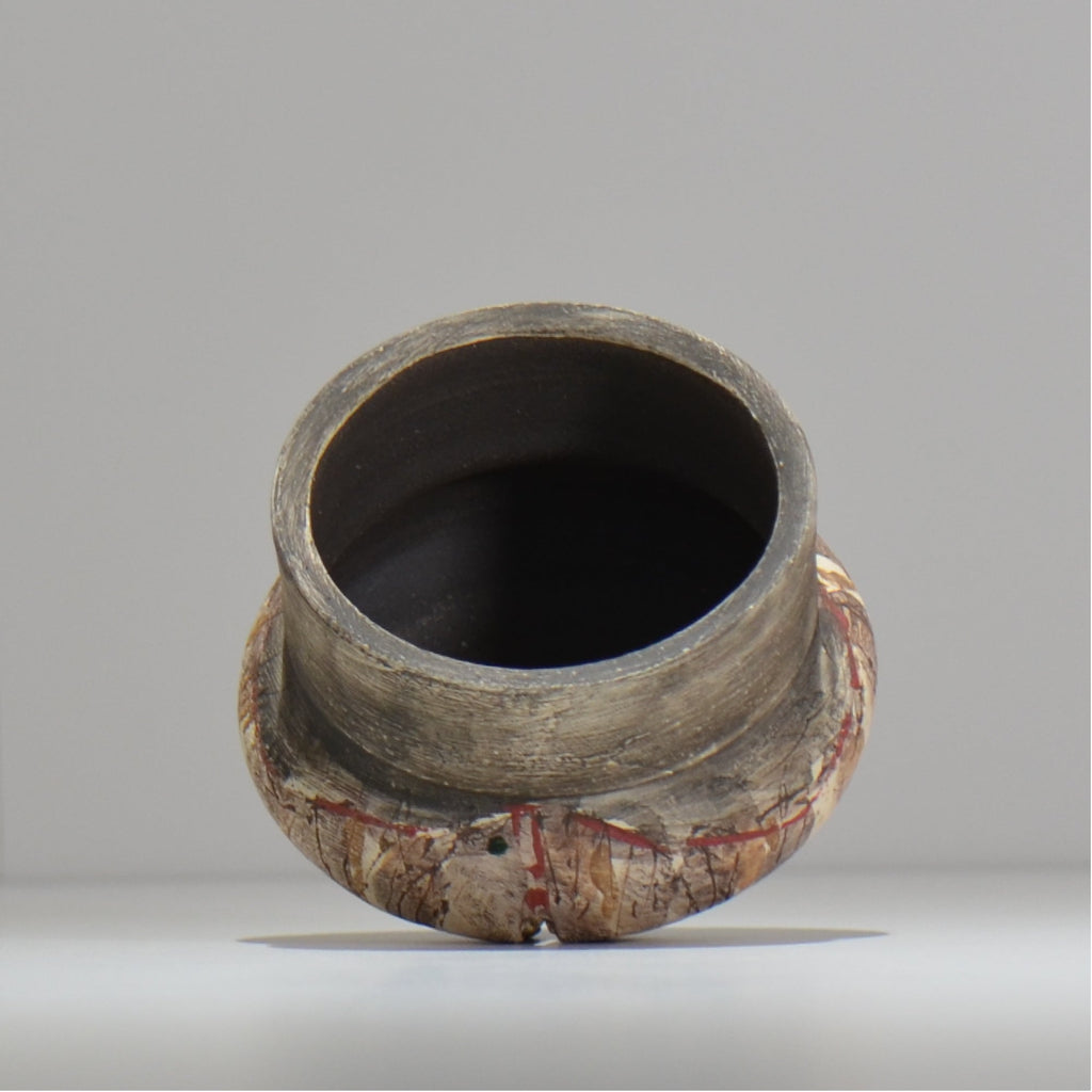 沼野 秀章 / 刻む音 /  nh3_so06_xs/ 約φ8.7cm / 植木鉢