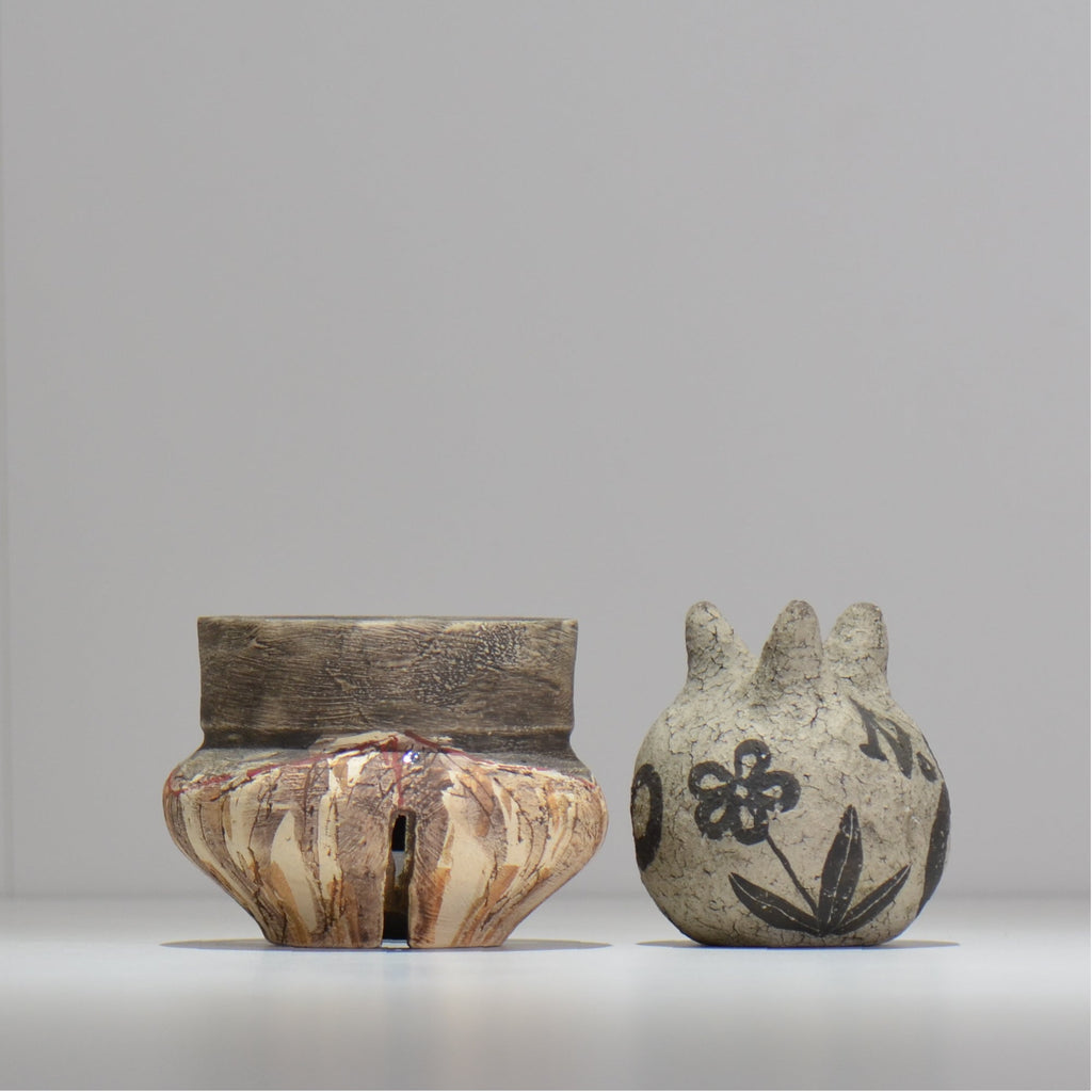 沼野 秀章 / 刻む音 /  nh3_so06_xs/ 約φ8.7cm / 植木鉢