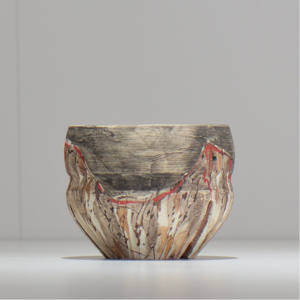 沼野 秀章 / 刻む音 /  nh3_so07_s/ 約φ10.3cm / 植木鉢