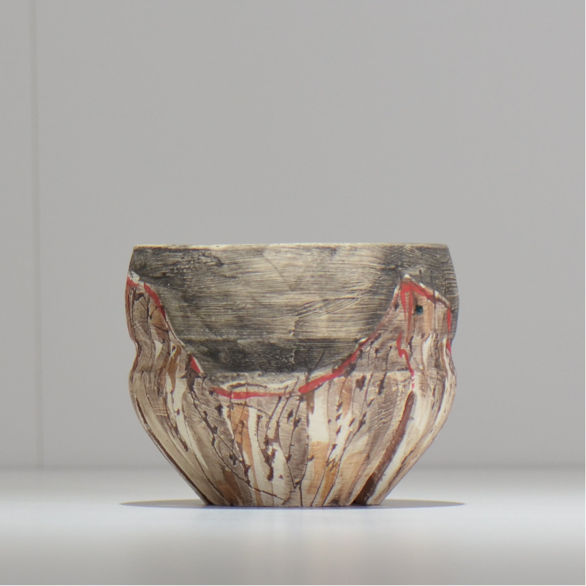 沼野 秀章 / 刻む音 /  nh3_so07_s/ 約φ10.3cm / 植木鉢