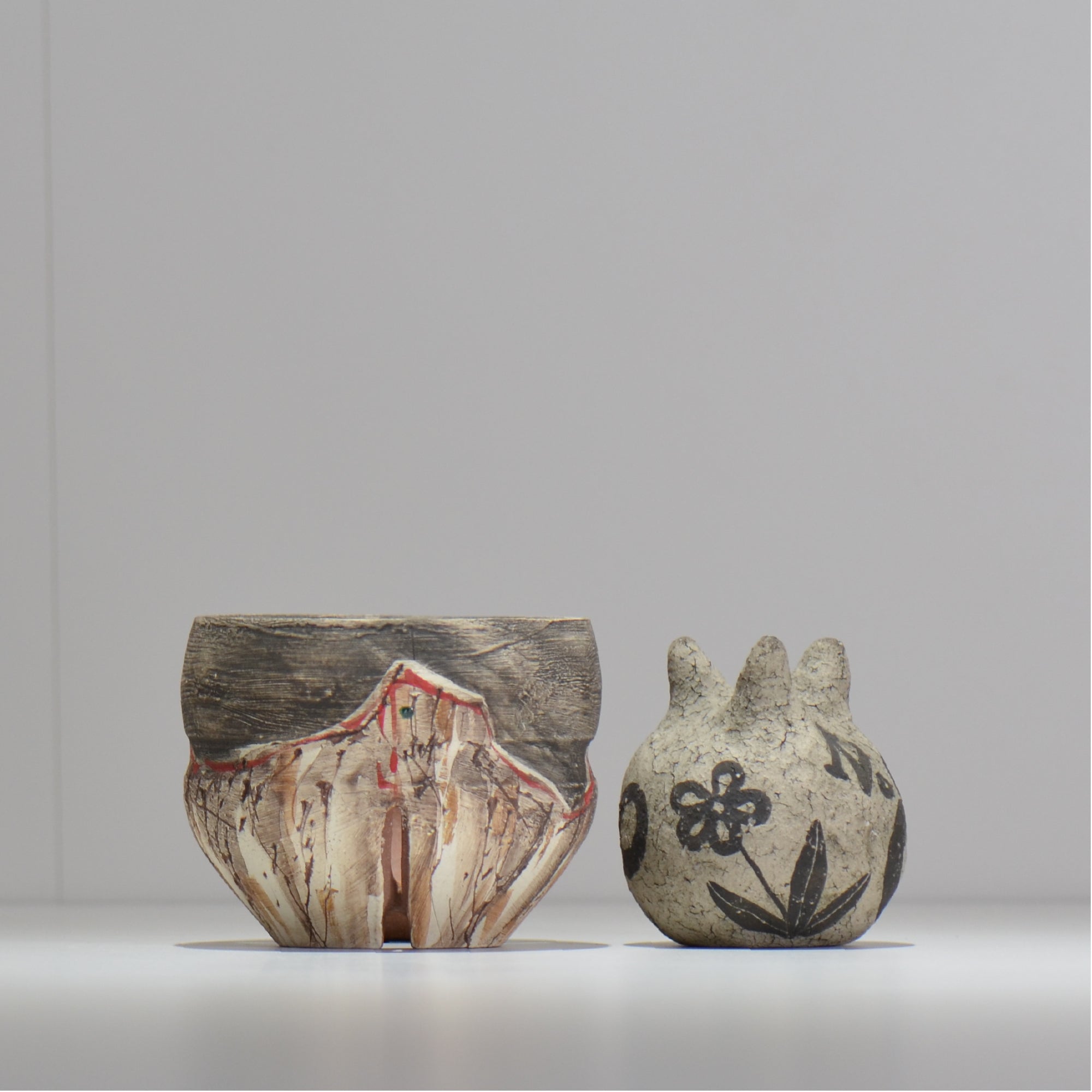 沼野 秀章 / 刻む音 /  nh3_so07_s/ 約φ10.3cm / 植木鉢