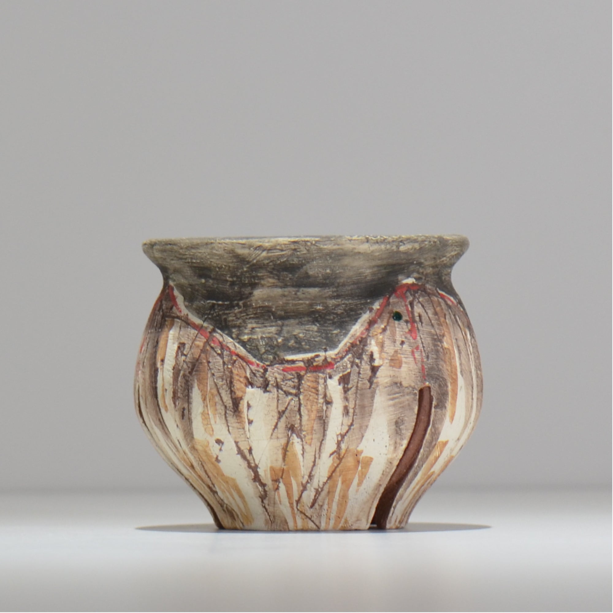 沼野 秀章 / 刻む音 /  nh3_so09_s/ 約φ10cm / 植木鉢