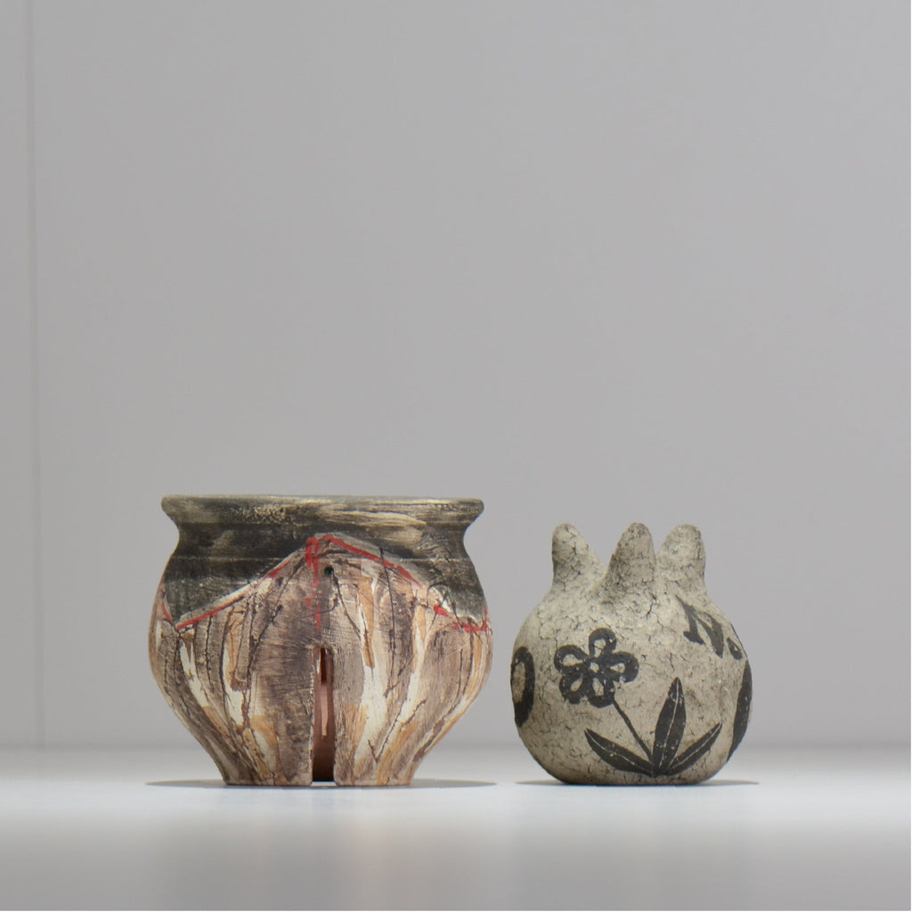 沼野 秀章 / 刻む音 /  nh3_so09_s/ 約φ10cm / 植木鉢
