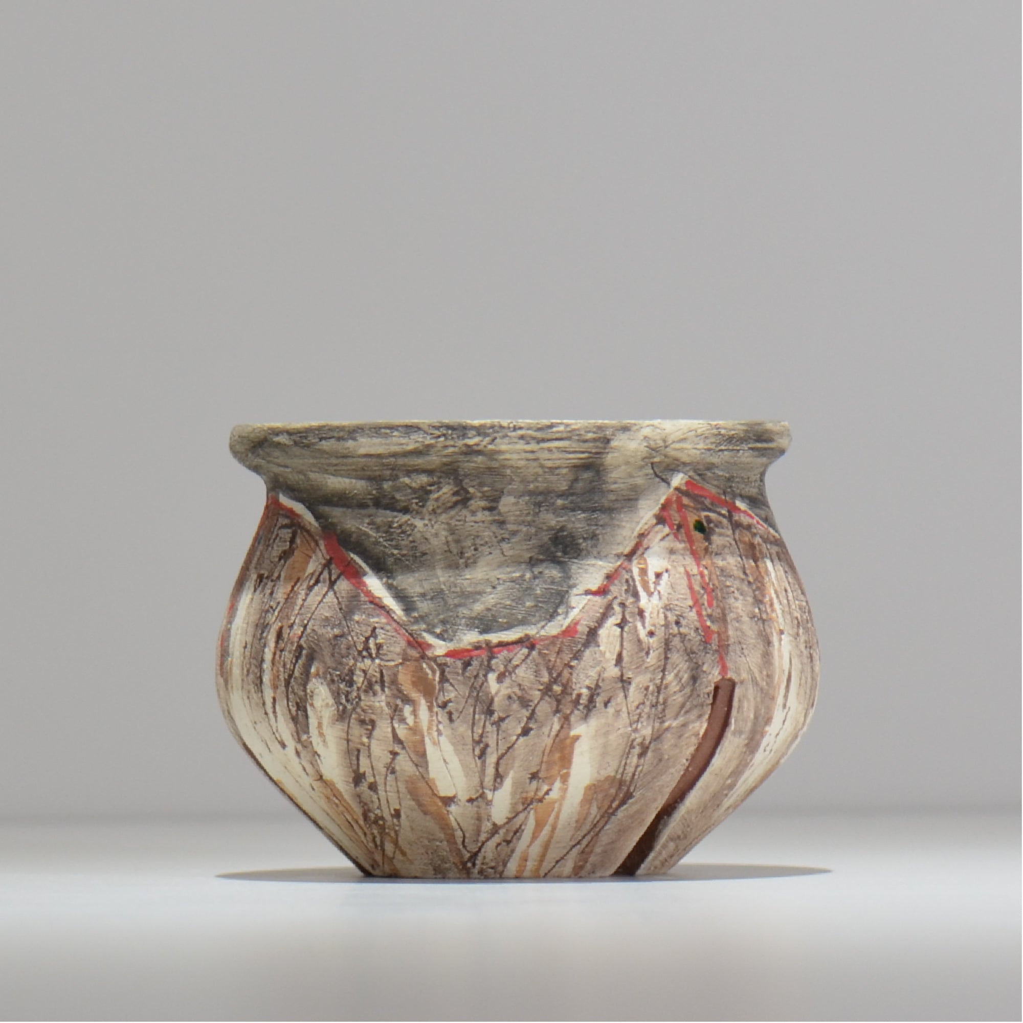 沼野 秀章 / 刻む音 /  nh3_so11_s/ 約φ11cm / 植木鉢