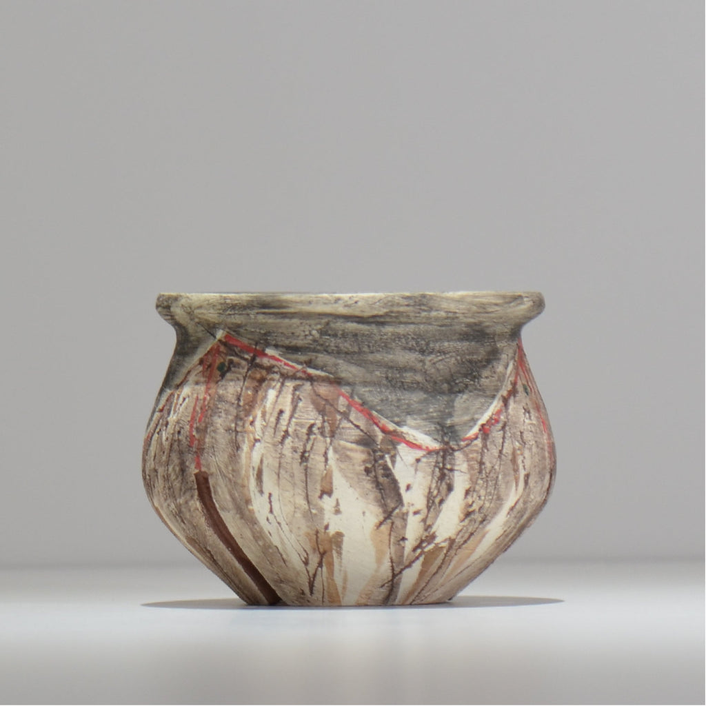 沼野 秀章 / 刻む音 /  nh3_so11_s/ 約φ11cm / 植木鉢