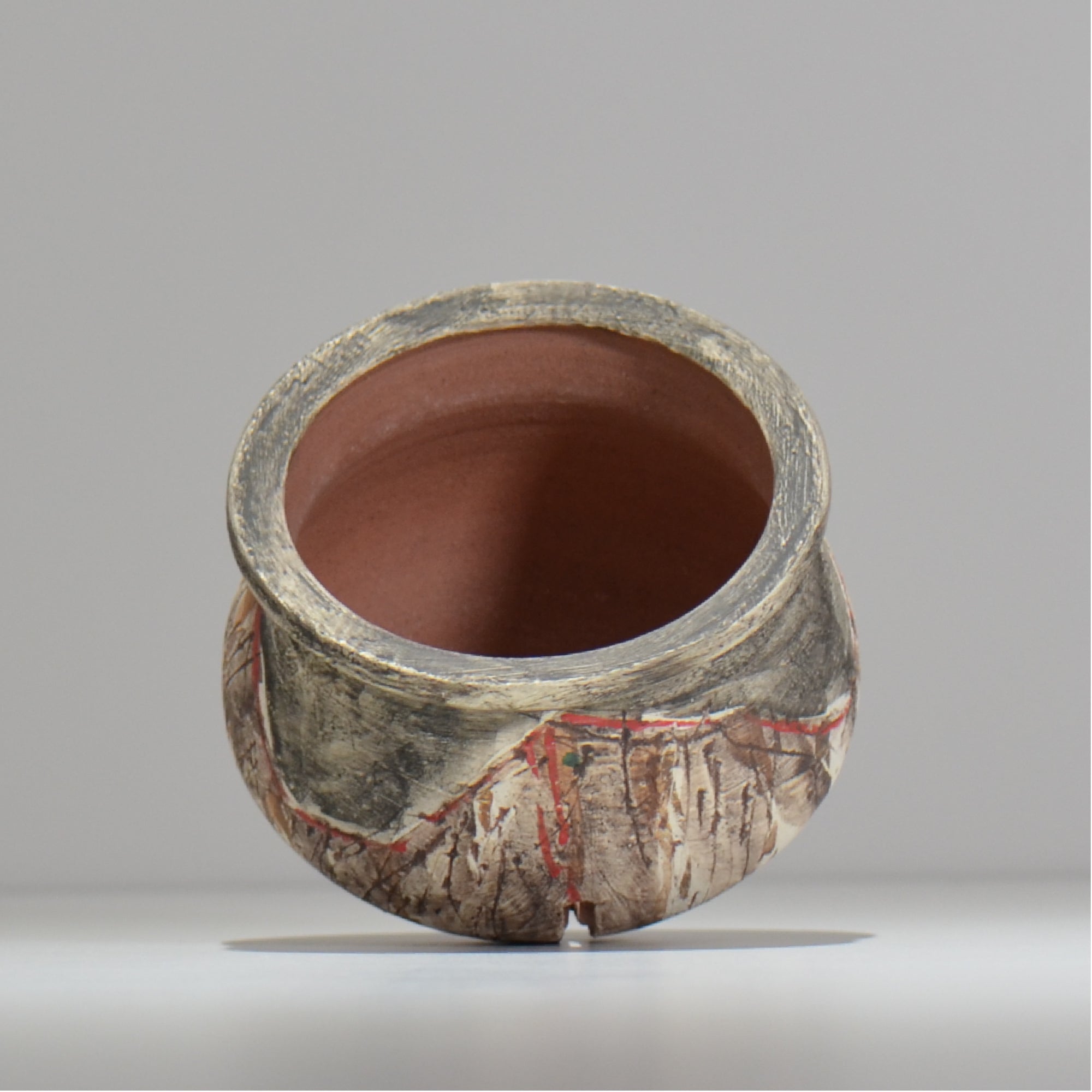 沼野 秀章 / 刻む音 /  nh3_so11_s/ 約φ11cm / 植木鉢