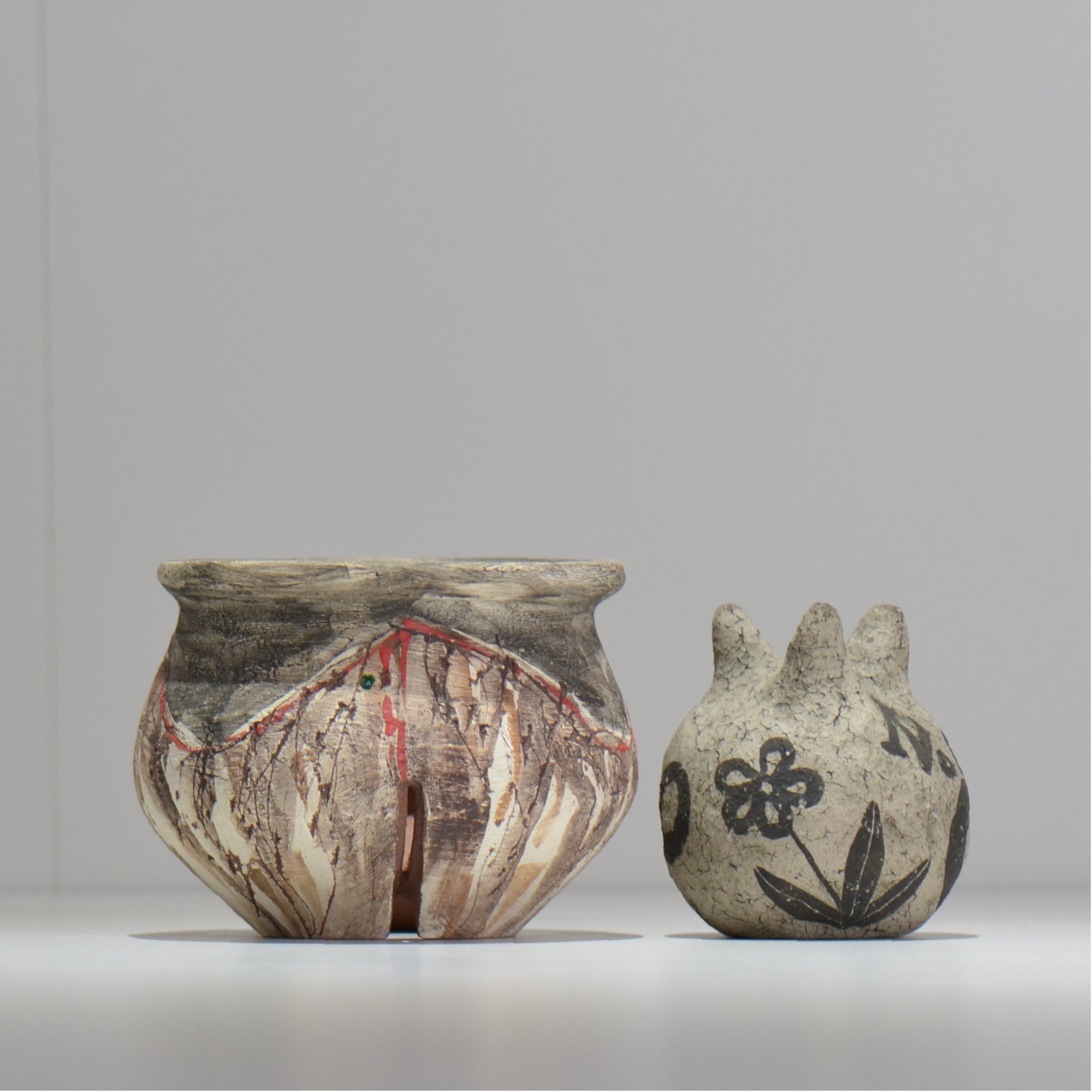 沼野 秀章 / 刻む音 /  nh3_so11_s/ 約φ11cm / 植木鉢