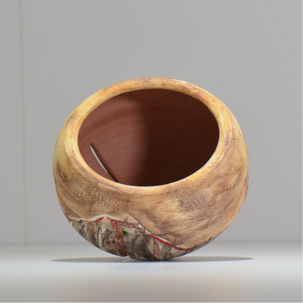 沼野 秀章 / 刻む音 /  nh3_so12_s/ 約φ11cm / 植木鉢