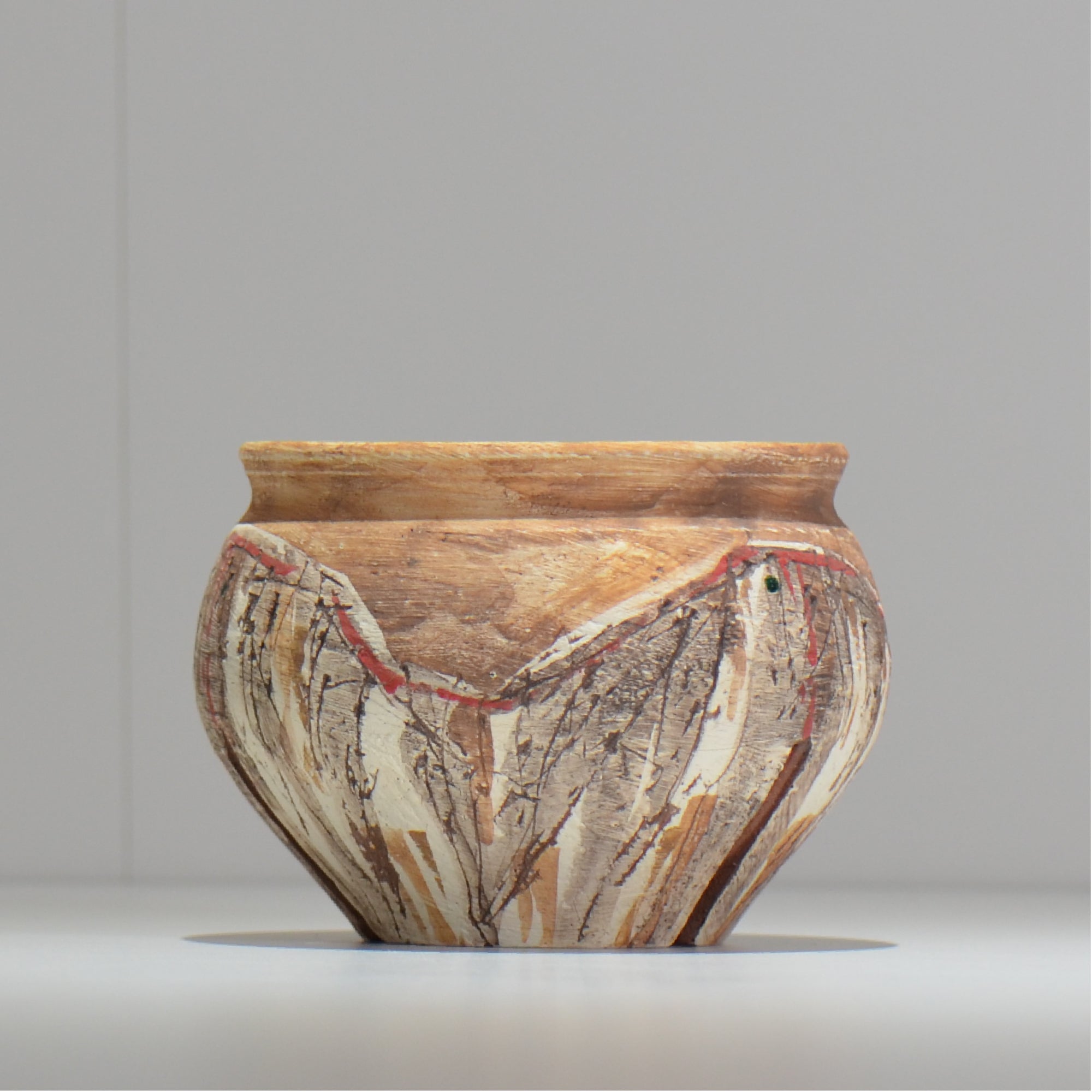 沼野 秀章 / 刻む音 /  nh3_so13_s/ 約φ11.5cm / 植木鉢