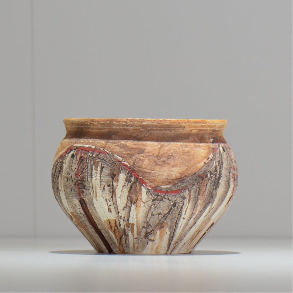沼野 秀章 / 刻む音 /  nh3_so13_s/ 約φ11.5cm / 植木鉢